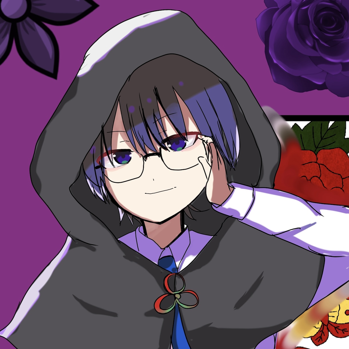 アイコンサイズの人物イラストを制作します あなたのコテキャや、イメージがアイコンになる。 イメージ1