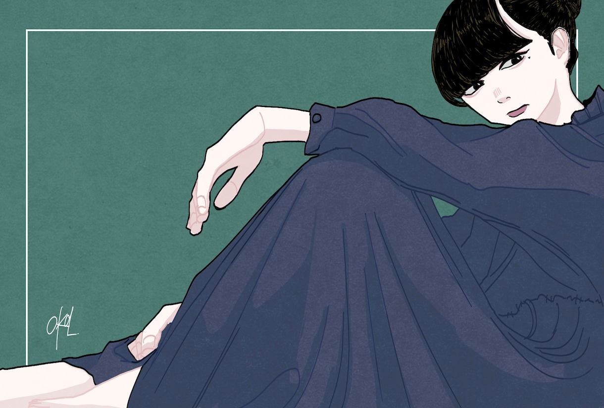 シンプルでかっこいい一枚絵描きます サムネやMVの一枚絵などに！！！ イメージ5