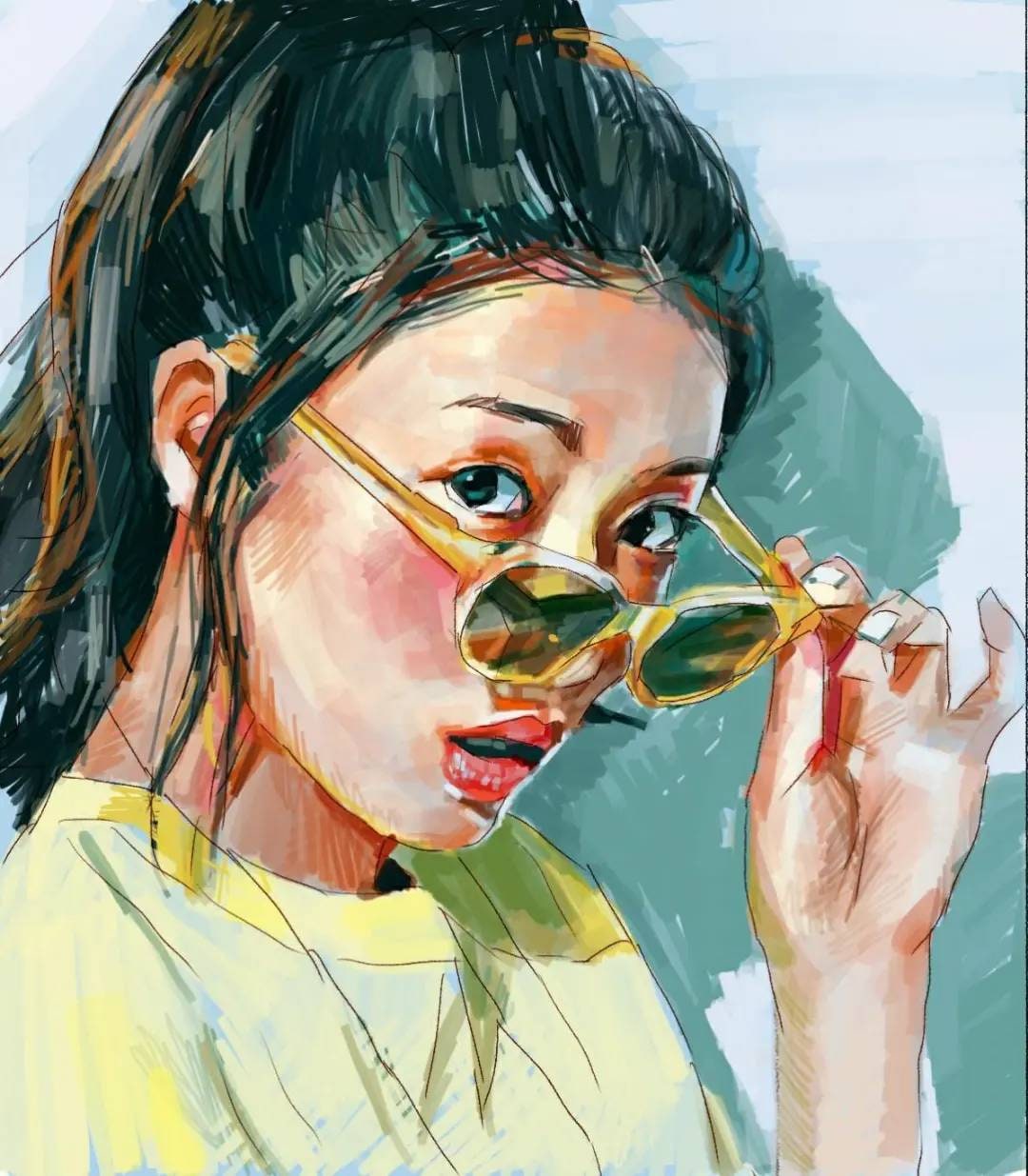 お預りしたお写真から手書きアート作品を作成します お気に入りの写真をアート作品に・・・！アイコンにもおすすめ！ イメージ4
