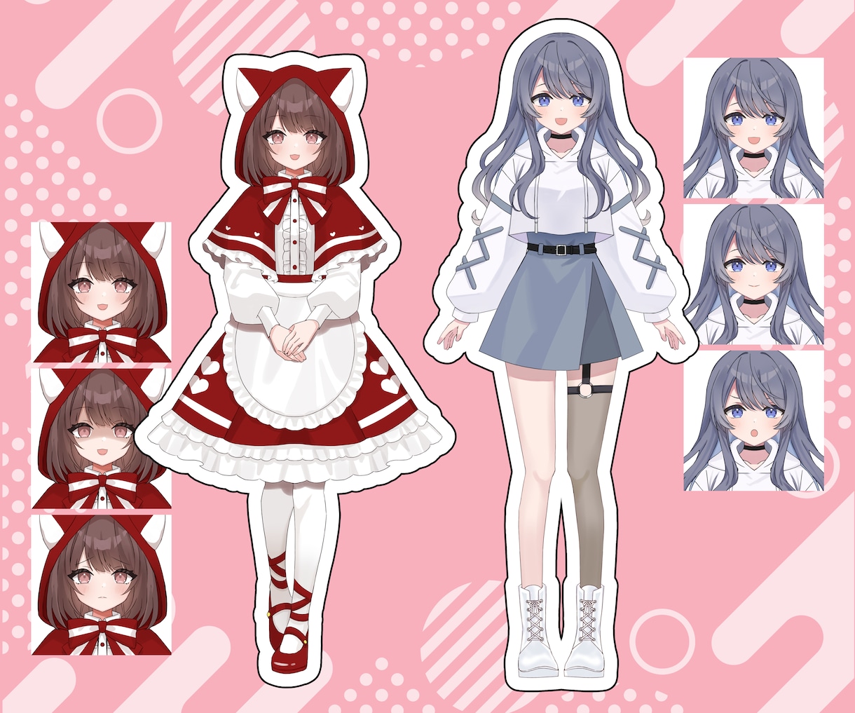 あなただけのキャラクターイラストを制作します IRIAM、キービジュアル、TRPG、ゲーム作成などに最適！ イメージ2