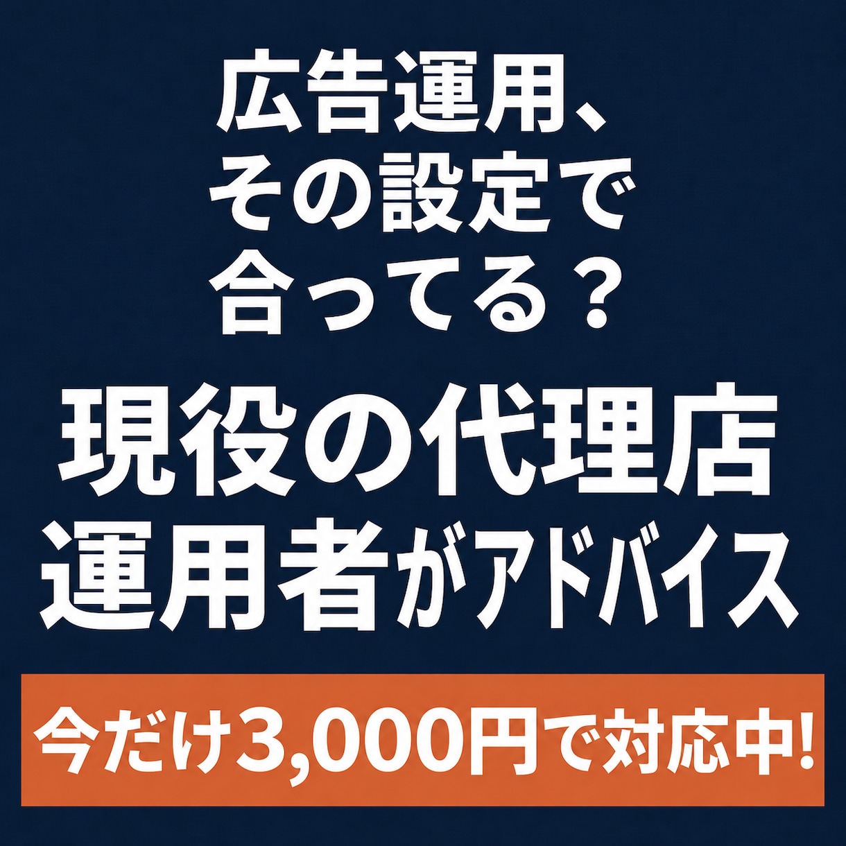 Google広告の設定・運用のアドバイスをします 運用5年目のプロが、この設定で合ってる？を画面を見ながら解消 イメージ1