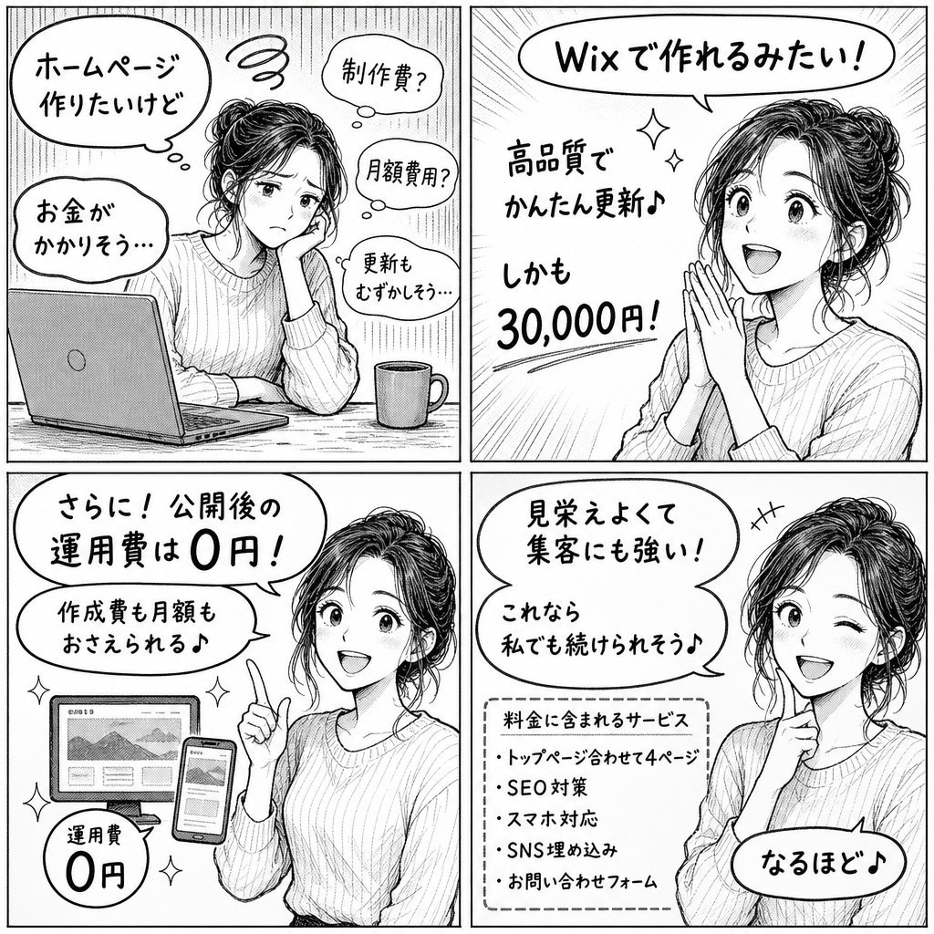 高品質で更新できるホームぺージを格安で作成します 運用費は0円可能！自分で更新可能！SEO対策済！ イメージ1