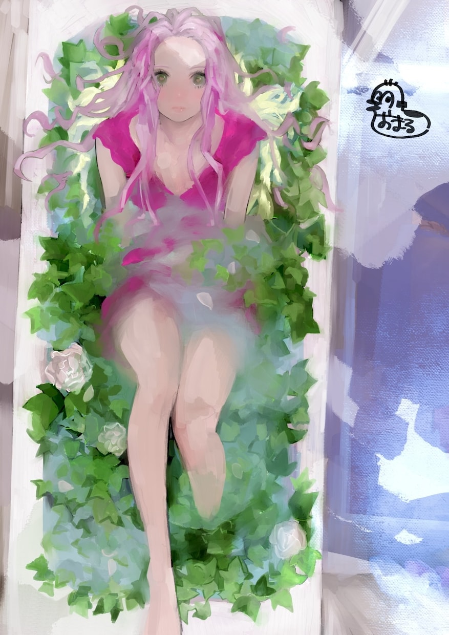 お見積り◎個性的な歌ってみた動画等サムネ描きます アンニュイ、清楚、躍動感、悲壮感など唯一無二の男女が得意です イメージ6