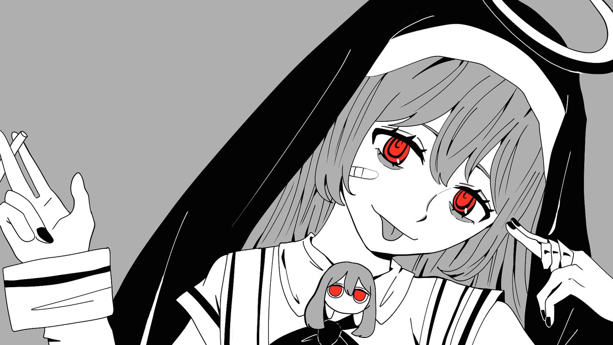 歌ってみたサムネ、動画用サムネやアイコン描きます あなただけの1枚絵を描きます！°・*:.。.☆ イメージ4
