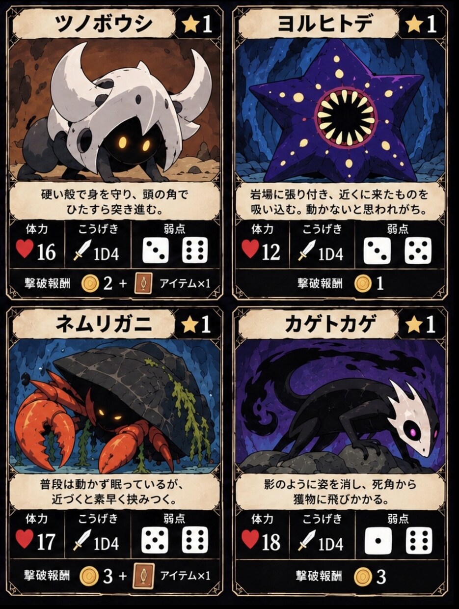 モンスター・キャラデザイン制作致します TRPGやゲームキャラに！ぼんやりとしたイメージもOK！ イメージ2