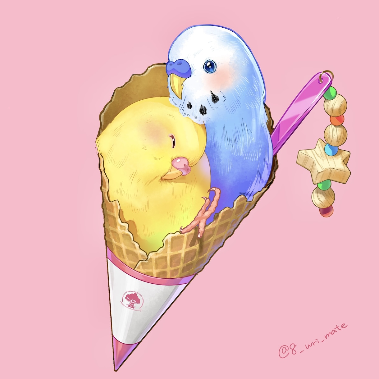 商用利用可！ポップでかわいい動物のイラスト描きます リアルだけど可愛い！アイコンや記念日、グッズ制作にぴったり！ イメージ1
