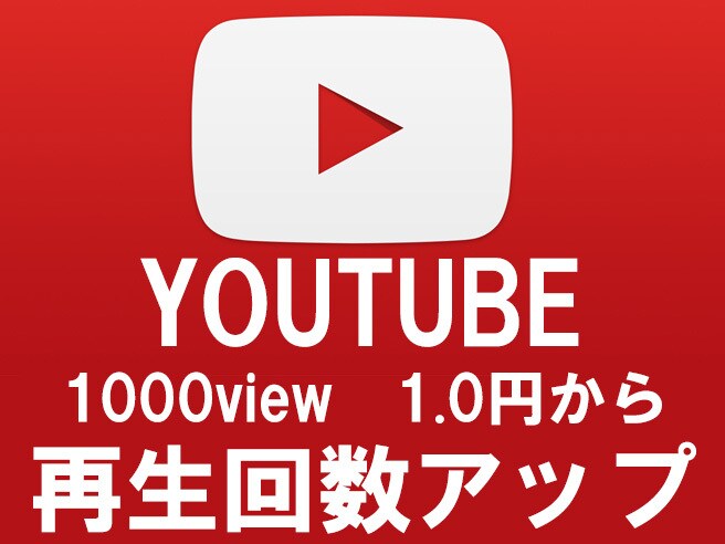 Youtube再生回数を1000から拡散します 追加オプションでさらにプラスへ イメージ1