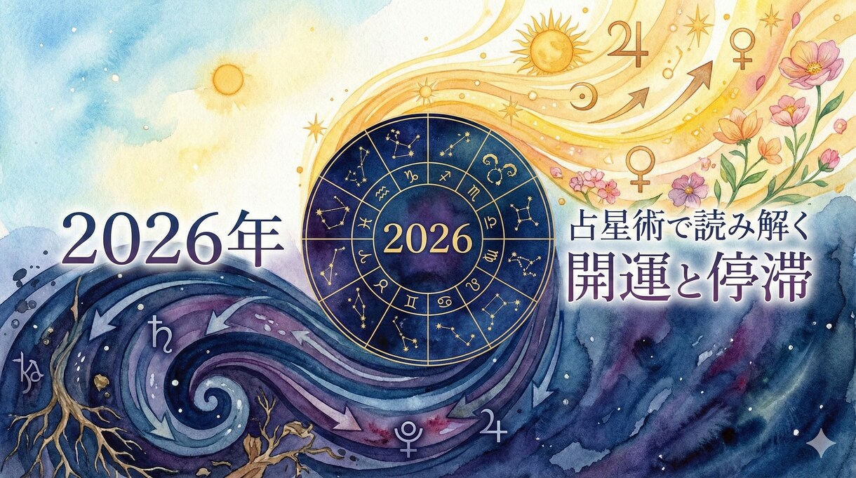あなたの開運期と停滞期を占星術で読み解きます 今年のチャンスを逃さないための注意点を分かりやすく解説 イメージ1