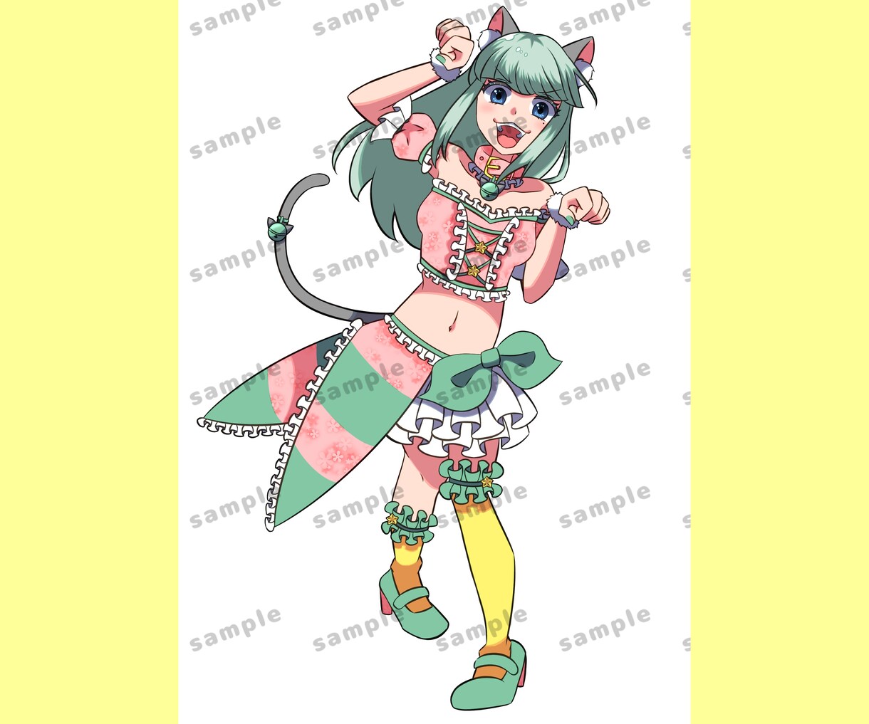 配信・動画等のキャラクターイラストを制作します youtubeの立ち絵等で使えるポップで可愛いイラストです！ イメージ5