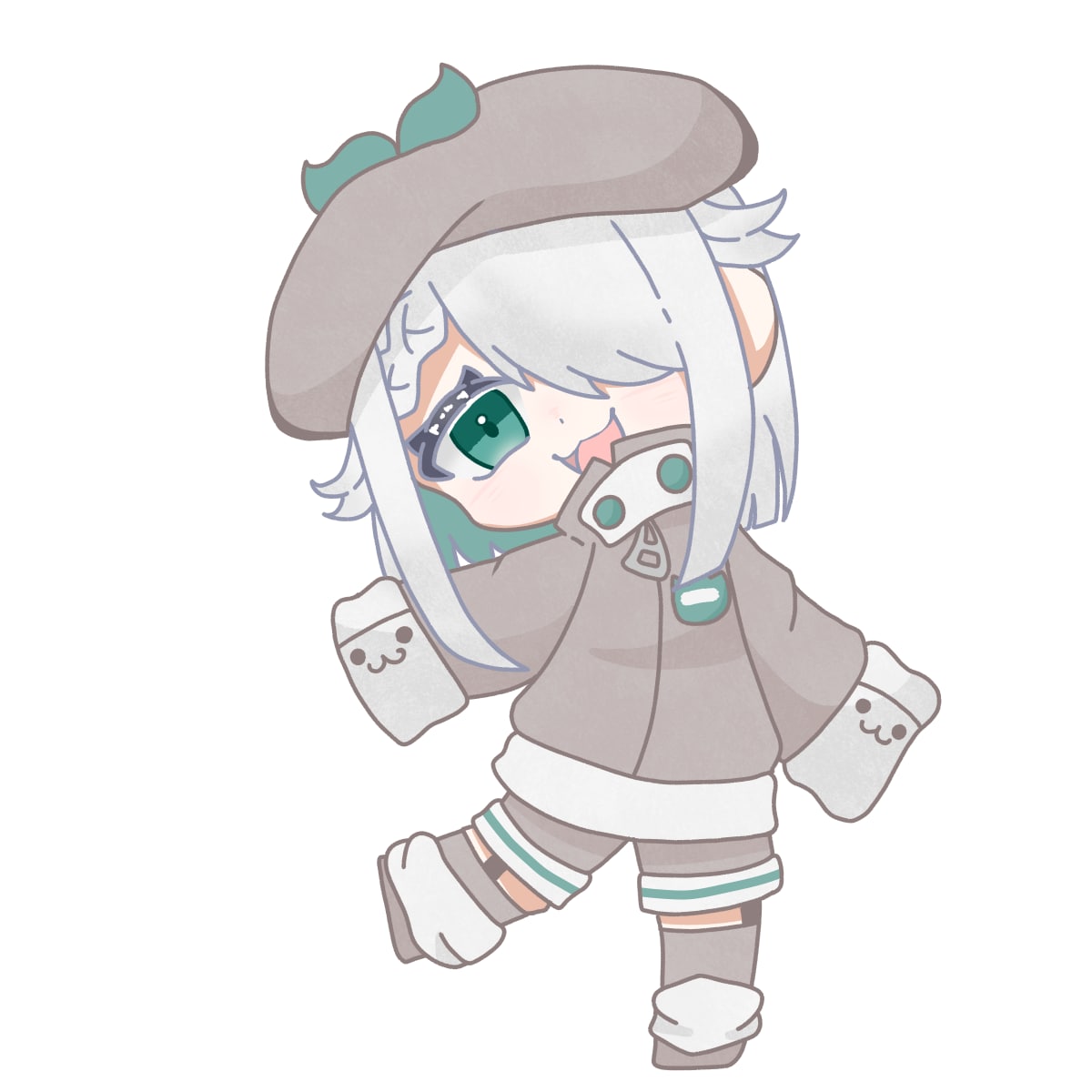 商用利用可能！デフォルメイラスト描きます 商用料金込み◎あなただけのかわいいSD立ち絵を描きます！ イメージ2