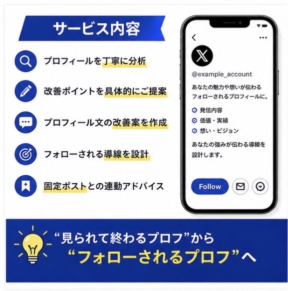 フォローされない原因、プロフで解決します フォローされない原因、プロフにあります イメージ2