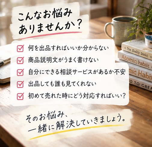 30日間出品サーとをさせていただきます どうやって良いかわからない初心者の方一緒に30日間伴走します イメージ5