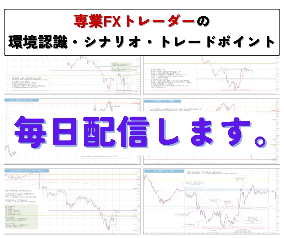 FX相場分析・トレードポイントを毎日配信します 環境認識、エントリー、決済　正しいトレード感覚を知って下さい イメージ1