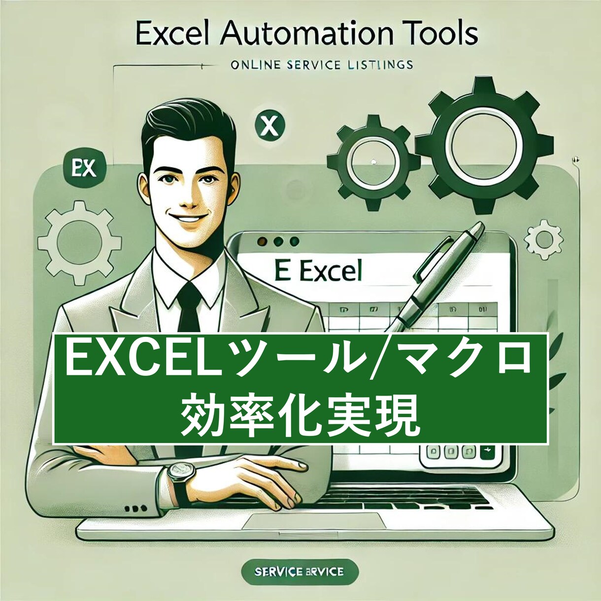 作業効率化Excelツール/マクロ開発をします パソコン作業のプロが使いやすいツール開発を支援します。 イメージ1