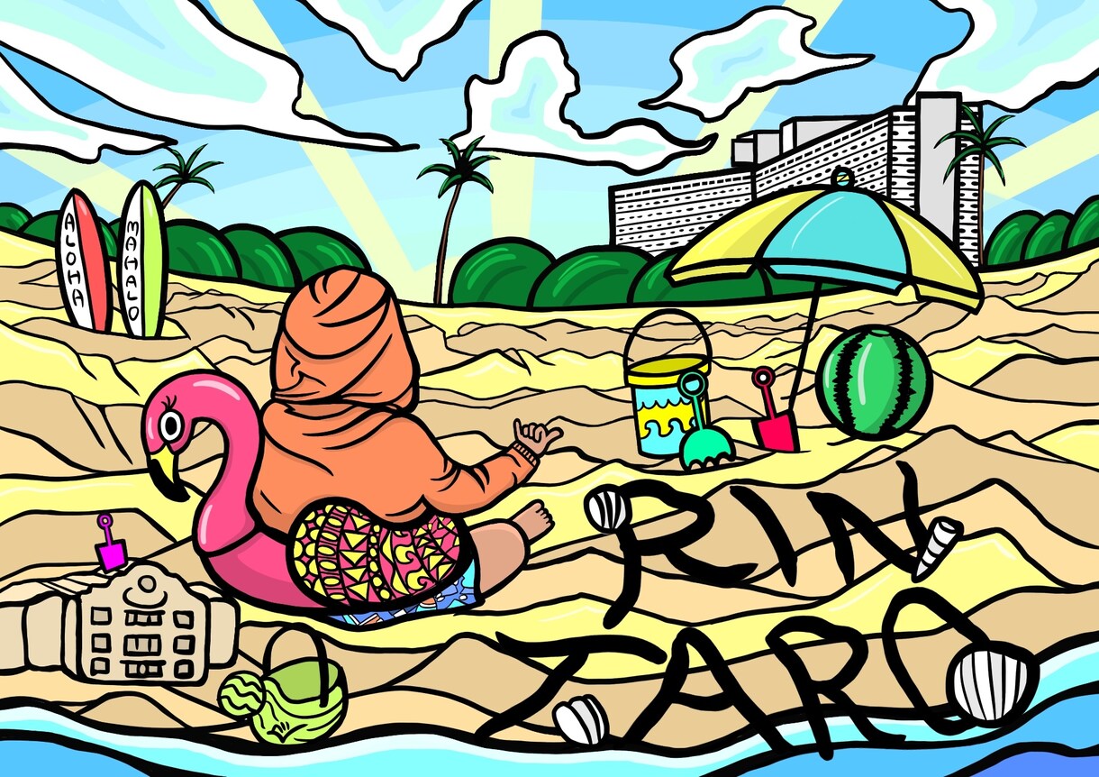 ハワイ好きな人必見‼︎トロピカルな絵画を描きます ハワイに住んでたからこそ描けるアートをお部屋に飾りませんか？ イメージ4