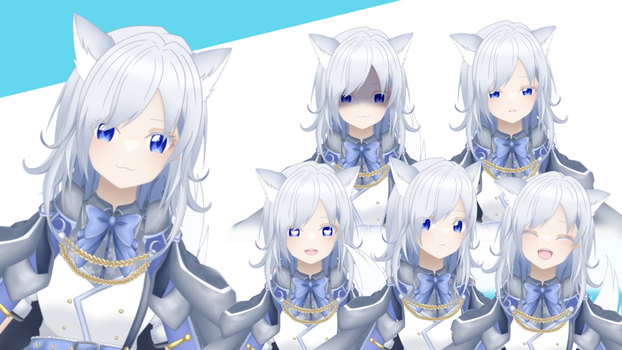 全行程！貴方だけのモデルを制作いたします キャラデザ、モデリング、三面図付き！その他も対応致します！ イメージ4