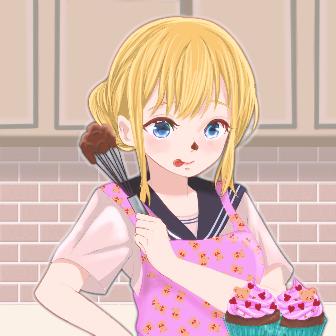 可愛い女の子描きます アイコン、一枚絵等にいかがですか？ イメージ6