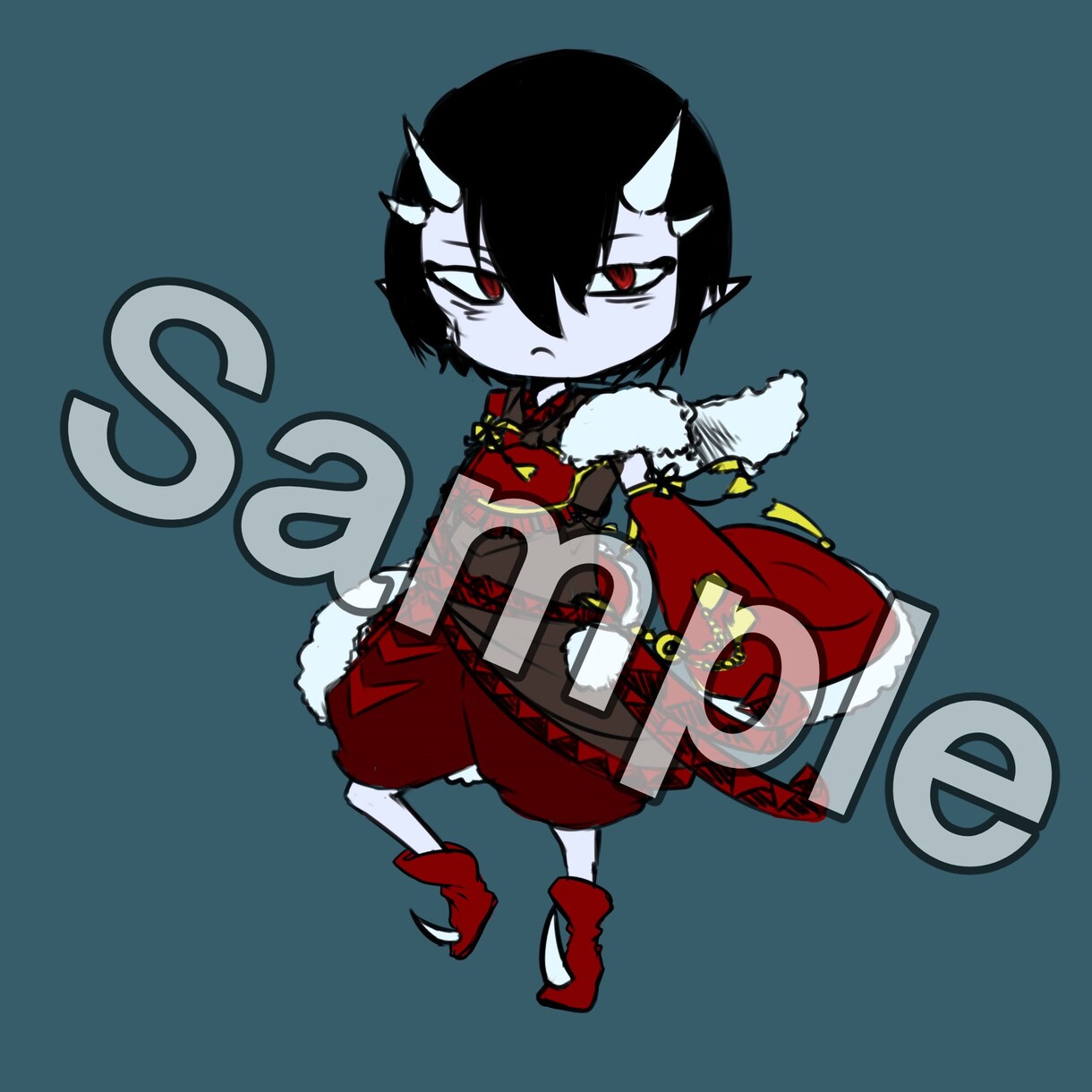 可愛いSDキャラやアイコンを作成します あなたの世界観をギュッと詰め込んだちびキャラアイコン イメージ6