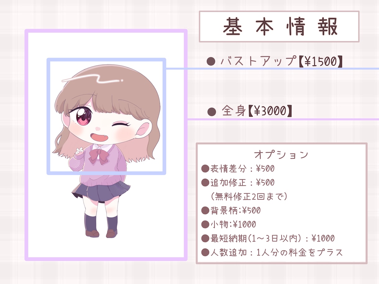 可愛いミニキャライラスト描きます SNSアイコンやサムネイルにどうですか‪？ イメージ2
