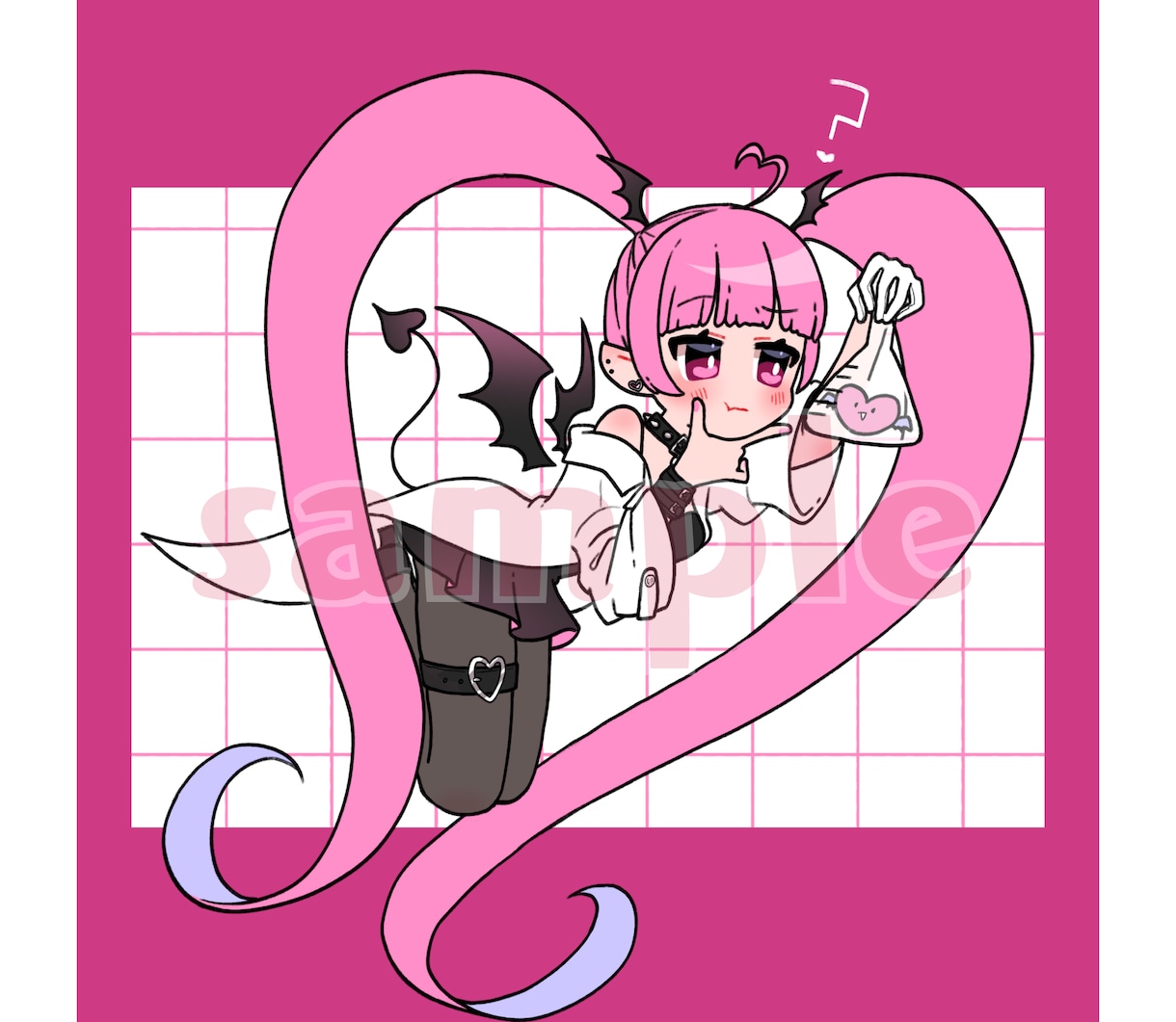 ほっぺが魅力的なかわいいイラスト描きます デフォルメも等身もお任せください！かわいく描きます！ イメージ9