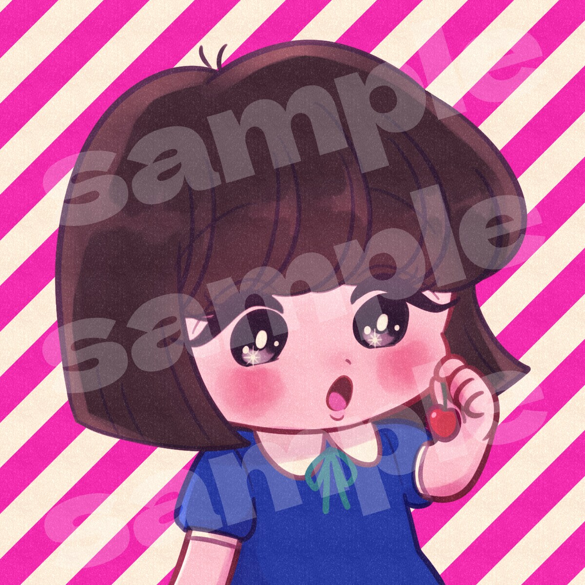 レトロ×ポップな絵柄であなたのオリキャラ描きます 人間以外のキャラクターもOK！ イメージ6