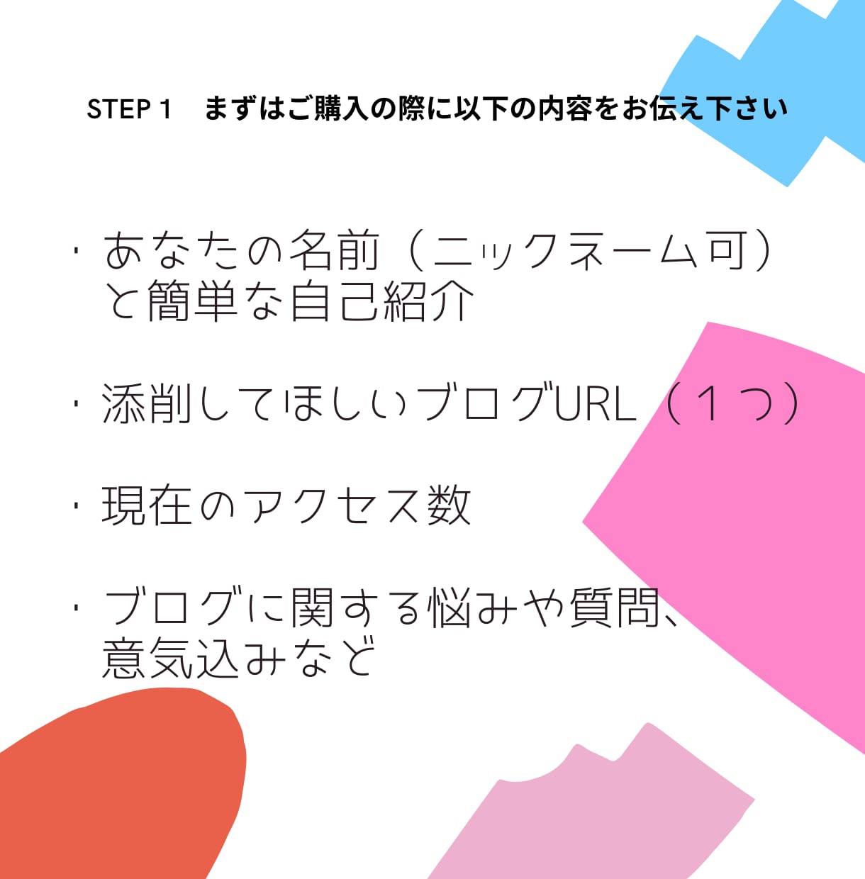 アクセスが伸びないブログにアドバイスします あなたに合わせたマニュアルやオリジナル資料プレゼント イメージ6