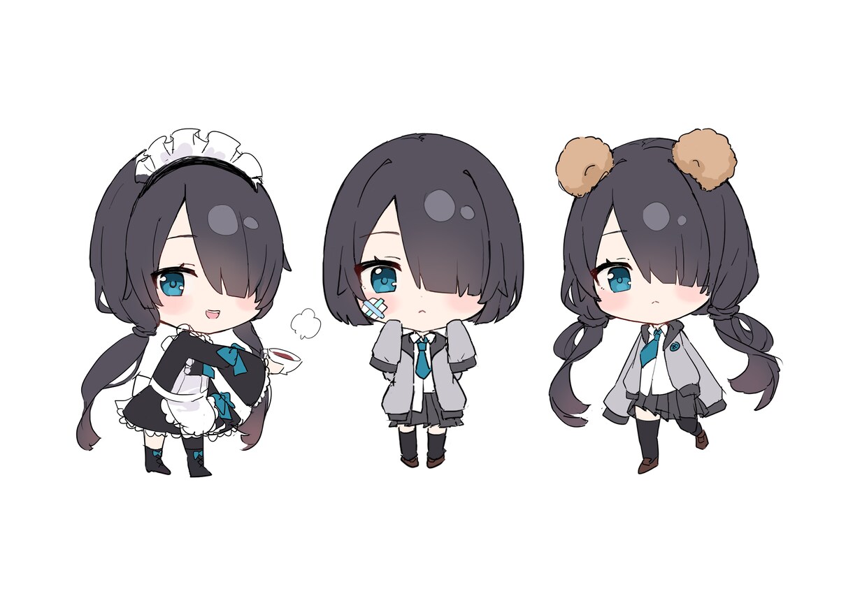 様々な要件に合わせて可愛いイラストを描きます かわいい女の子やミニキャラなど満足できるようなのを提供します イメージ7