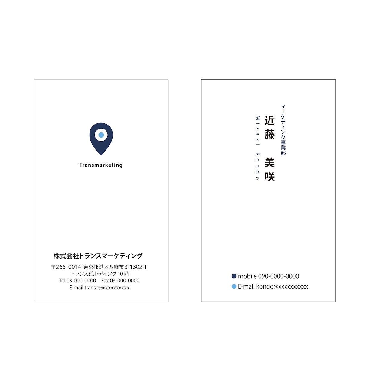 企業様向けのオリジナル名刺を制作します 修正は無制限です。ご納得いくまでご提案！ イメージ7
