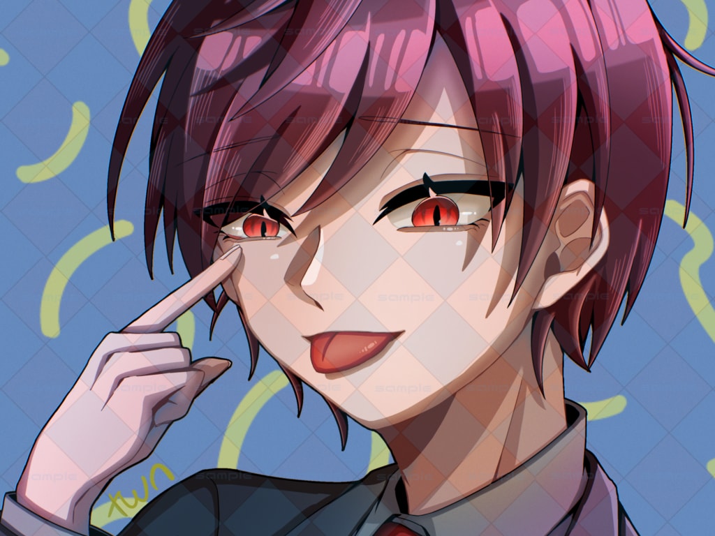 配信・歌みた・SNS向けイラスト制作します SNSアイコン・1枚絵・配信用イラスト制作します イメージ6