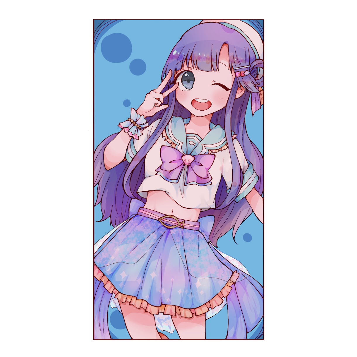 修正無制限！アイコン〜立ち絵・サムネ等描きます 低価格で可愛いイラストが欲しい方へ イメージ7