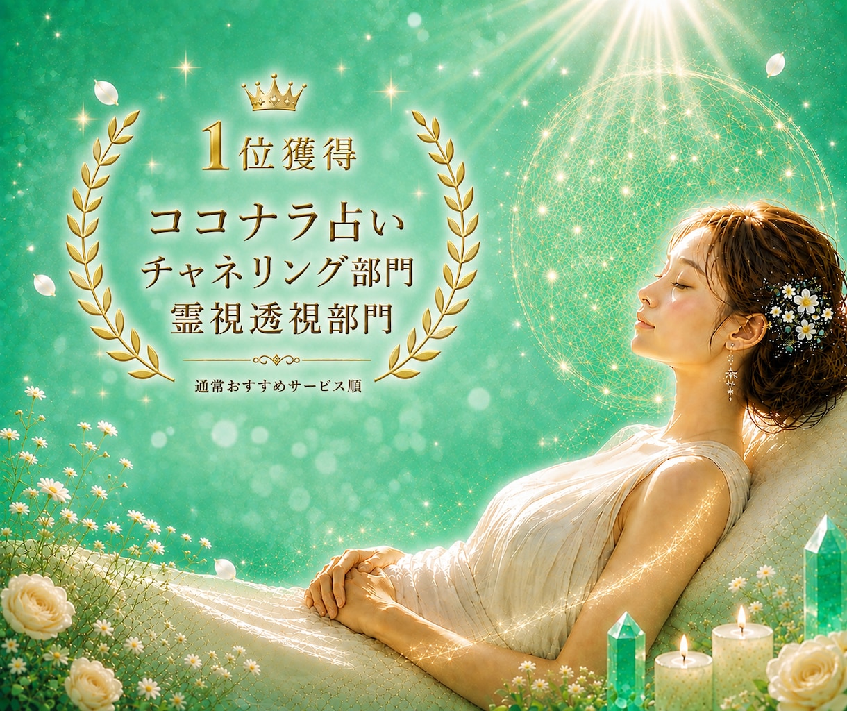 ヒーリング☆無料特典付 蘇り復活のお手伝いします お疲れなあなたの肉体・感情・過去・現在・未来に浸透☆鑑定書付 イメージ7