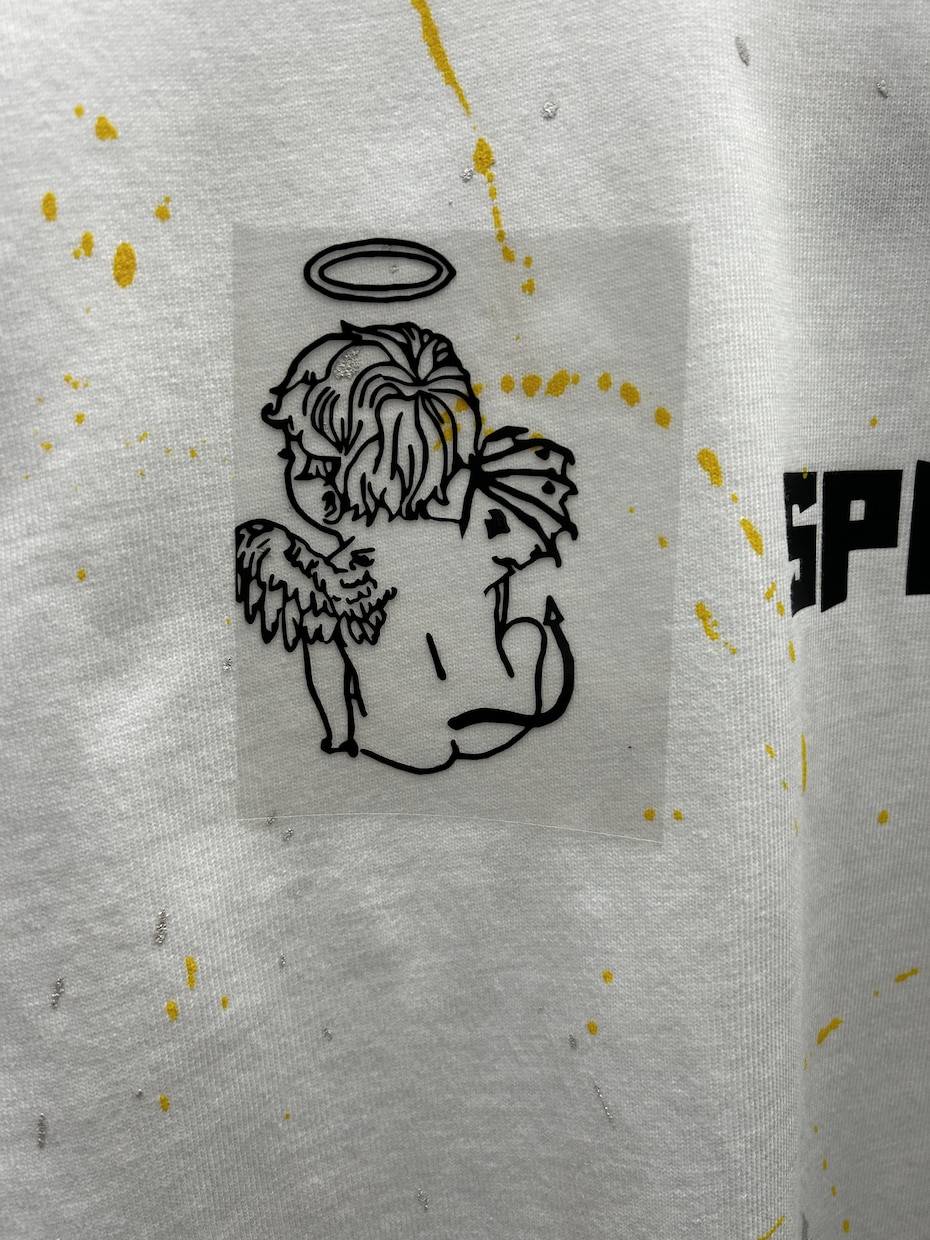 自分の服に貼るだけアイロンプリントシート作成します 自分の好きな服にアイロンですぐに付けれます！ イメージ4