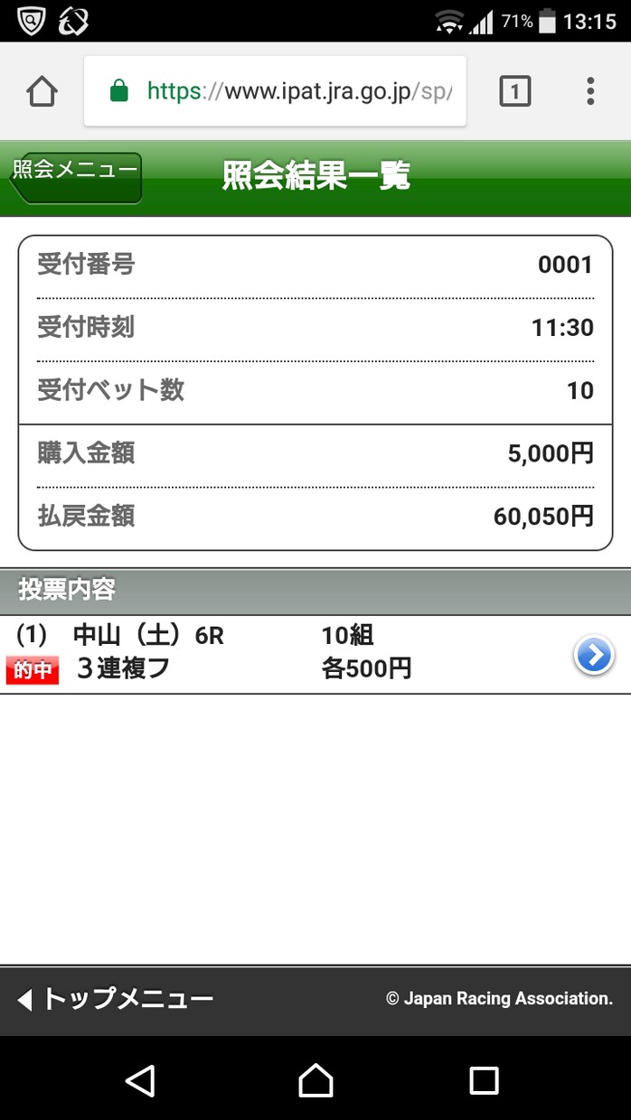 中央競馬の軸馬教えます 競馬好きな人◎厳選軸馬◎はいかがですか～＼(^-^)／ イメージ1