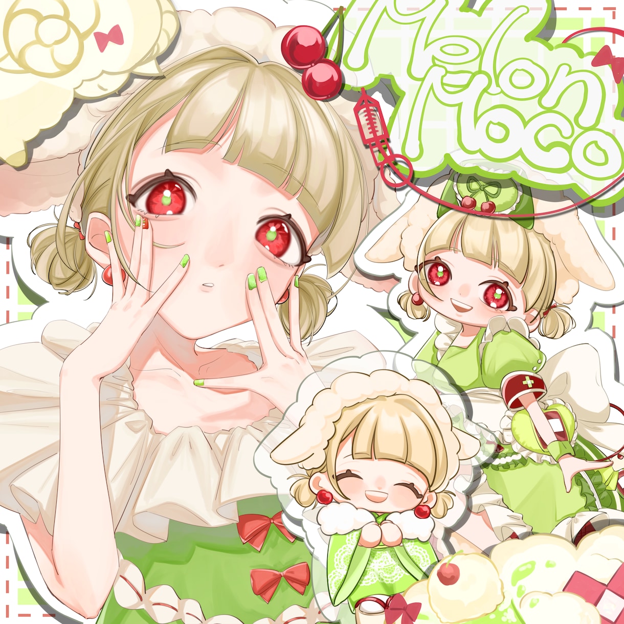 唯一無二なオシャレなコラージュ風イラスト描きます 好きなものを詰め込める、あなただけの特別なイラスト!! イメージ2