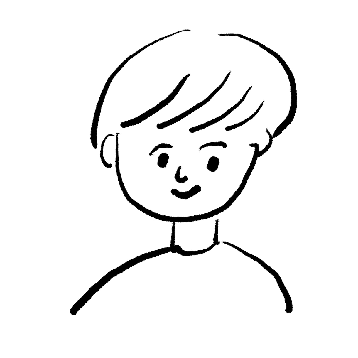 ゆるっとした手書き感のあるイラスト描きます SNSアイコンや名刺などにオリジナルイラストを イメージ2