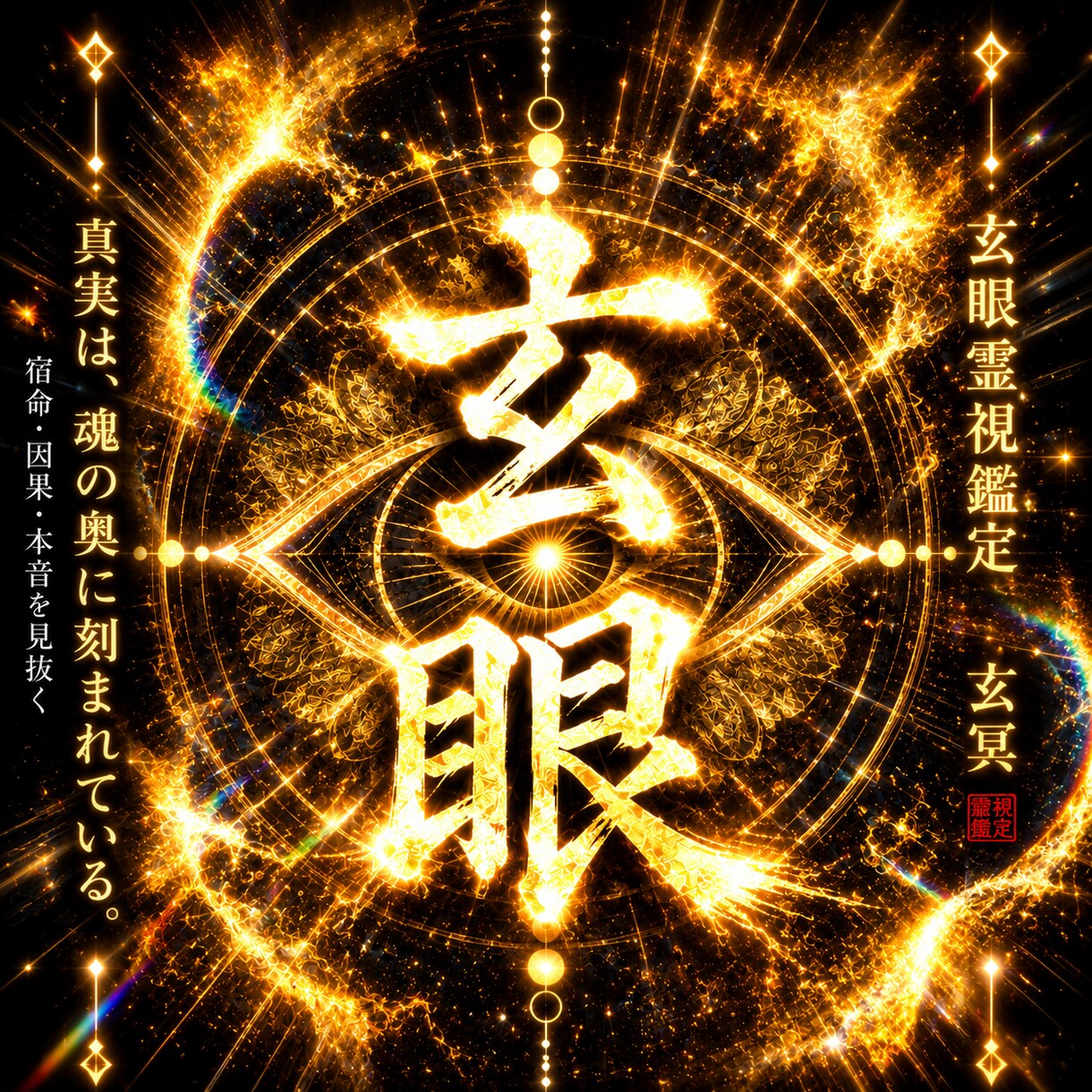 気休めでは終わらない。玄眼霊視で真実をお伝えします 誰にも言えない悩み、本質から霊視します イメージ1