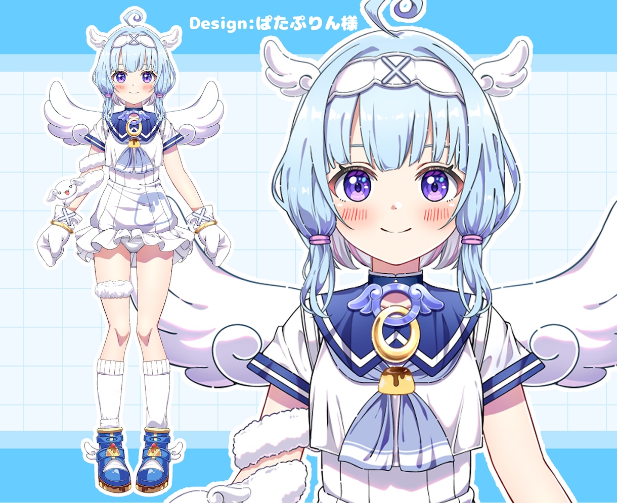 Vtuber様用パーツ分けイラスト制作します 商用利用込み！修正無制限！Vtuberデビューの方へ イメージ8