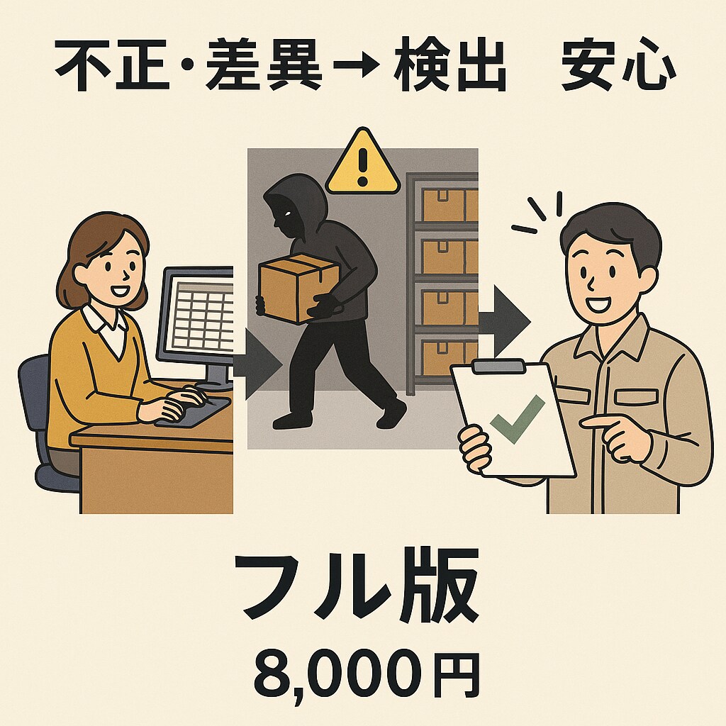 在庫ズレ•不正・差異/ 怪しさを瞬時に可視化します 数字と監視カメラのダブルチェックで損を逃さない店舗経営 イメージ3