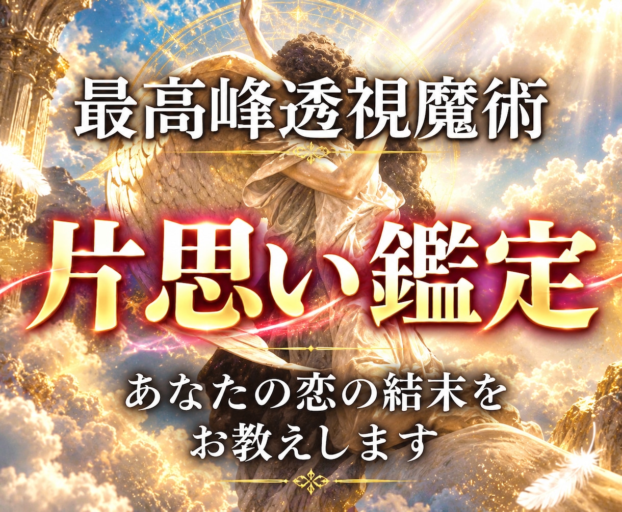 脈なしに見える片思いの本当の状態を透視します 誰にも言えずに抱えてきた想いを、一人にはいたしません イメージ1