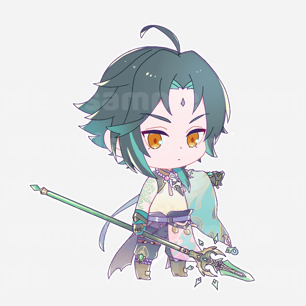 かわいいミニキャライラスト作成します アイコン・ヘッダー・グッズ…多方面でご使用いただけます！ イメージ9