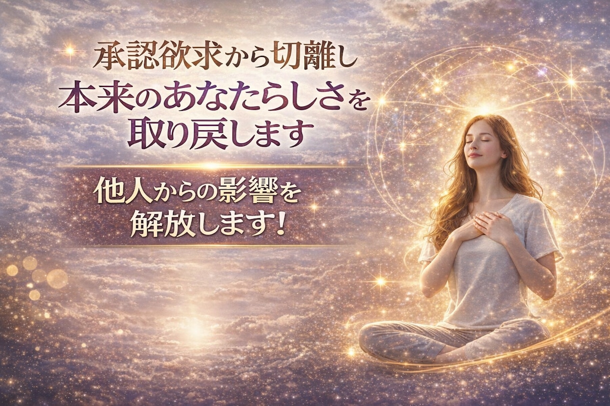 他人の価値観・評価に左右されない自分軸を調整します 人と比べる毎日から抜け出し、あなたらしさと自信を取り戻します イメージ1