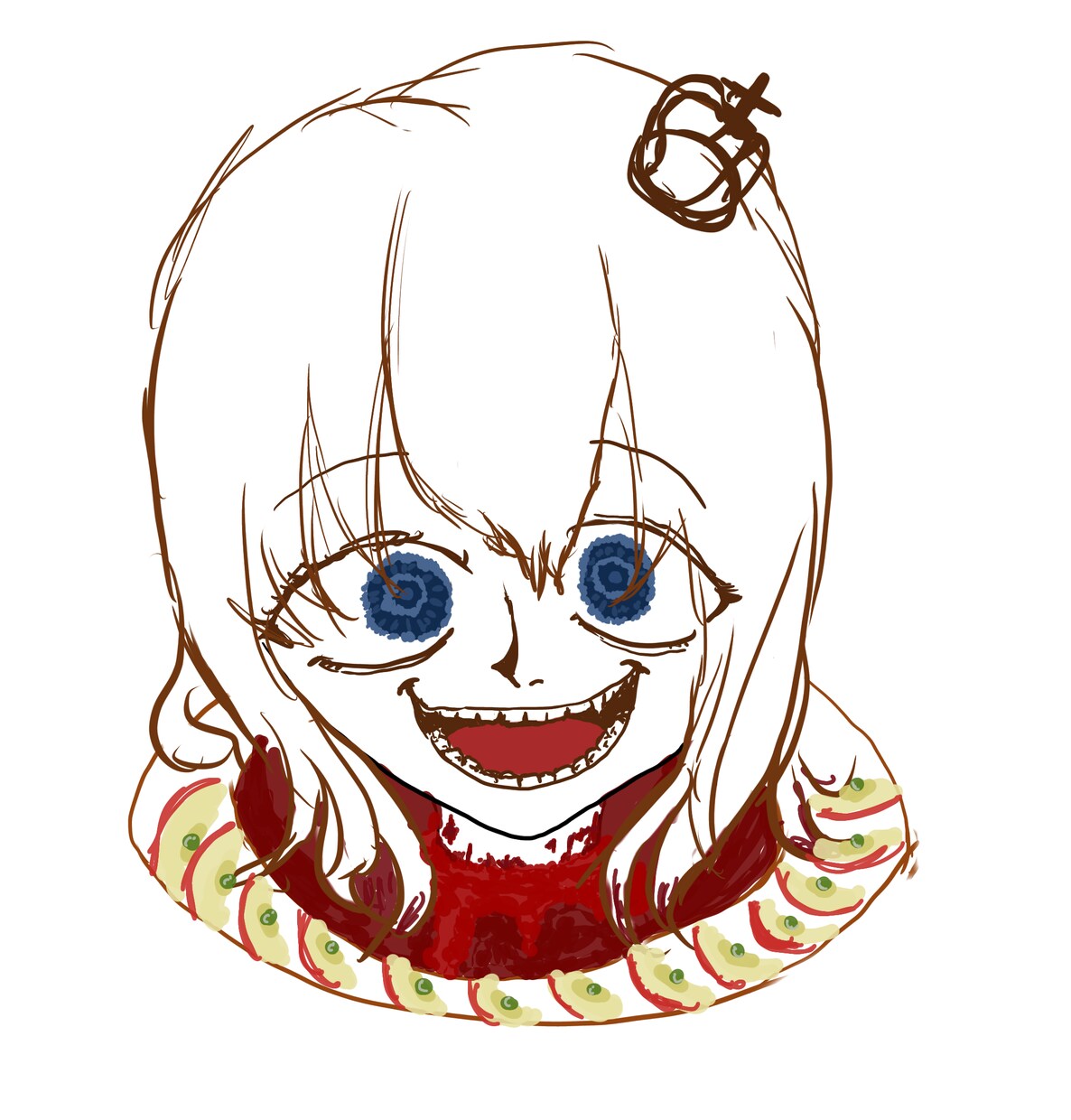 怖いイラストから可愛いイラストまで描きます 少し不気味に感じたり可愛いイラストが好きな方におすすめ イメージ7