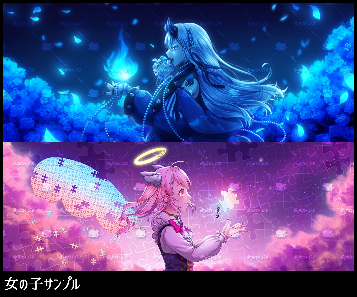 一枚絵お描きします SNSアイコン・歌ってみた・音声作品カバーなどに！ イメージ3
