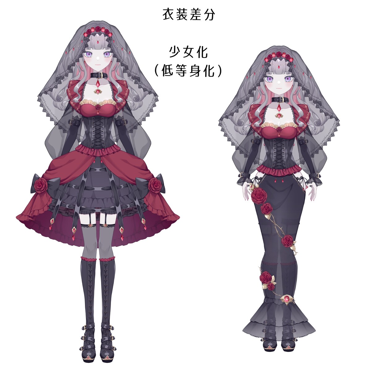 オリジナルのLive2Dモデル制作いたします デザインからモデリングまで　Vtubestubio対応 イメージ7