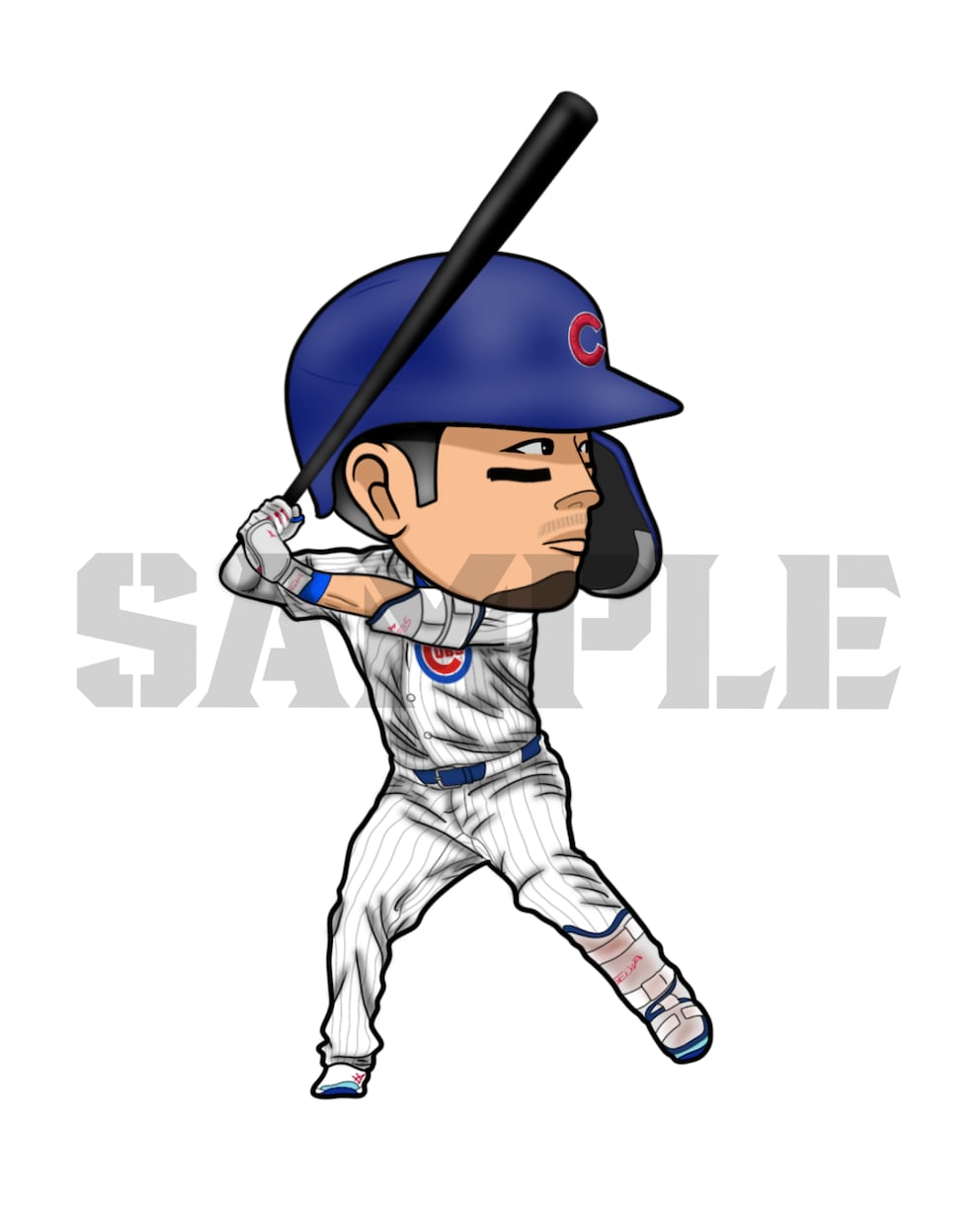 あなただけの野球イラスト⚾️描きます 投げる、打つ、守る、走る、どんなポーズでもイラストにします！ イメージ5