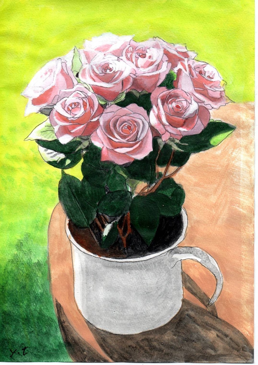 モニター募集　絵画のオーダーメイド承ります 花鳥風月、美人画、誕生花、ペットの肖像画、なんでも描きます！ イメージ2