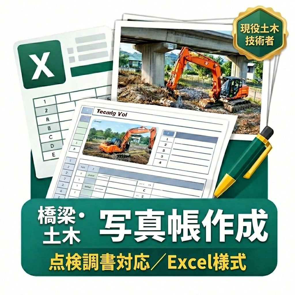 土木・橋梁の写真帳作成代行します 現場を理解する土木技術者が迅速に直接対応します！ イメージ1
