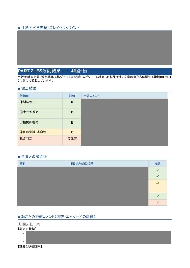 現役採用担当が就活ESを採点・添削します ES添削｜理系/文系/院生｜大手対策｜書類通過率UP イメージ3