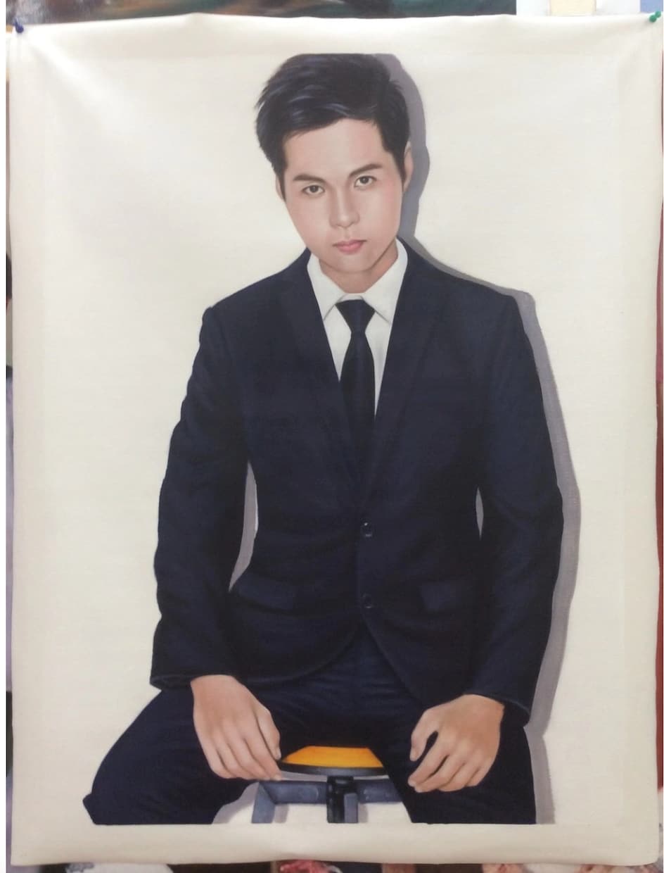 中国深圳大芬絵画村の画家に肖像画描いてもらいます 〜「世界で一番ゴッホを描いた男」たちが書くあなたの肖像画〜 イメージ9
