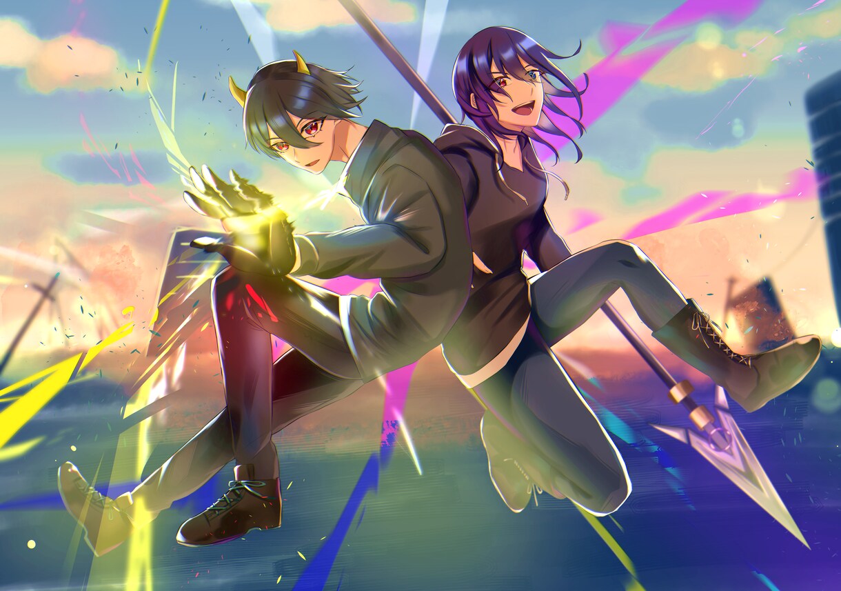 YoutubeサムネやSNS記念イラスト描きます コントラスト彩度高めで目を引く個性的なイラストが得意です！ イメージ8